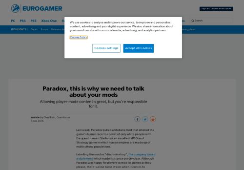 
                            9. Paradox, this is why we need to talk about your mods • Eurogamer.net
