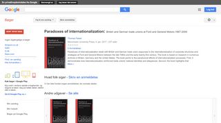 
                            8. Paradoxes of internationalization: British and German trade unions ... - Resultat for Google Books