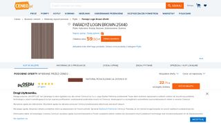 
                            10. Paradyż Login Brown 25x40 - Opinie i ceny na Ceneo.pl