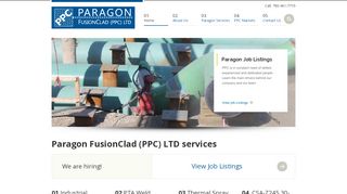 
                            5. Paragon FusionClad thermal spray coating PTA weld overlay ...