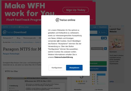 
                            13. Paragon NTFS for Mac | heise Download