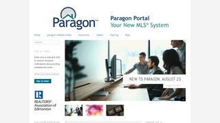 
                            2. Paragon Portal - REALTORS® Association of Edmonton