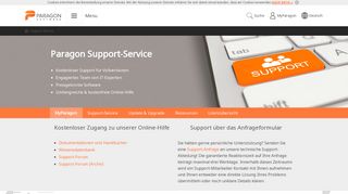 
                            1. Paragon Software Group - Technischer Support