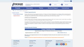 
                            2. Paragon Software Group - Upgrade-Garantie