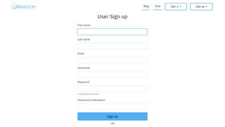 
                            8. Paragon | User Sign Up