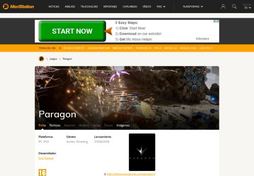 
                            8. Paragon - Videojuegos - Meristation