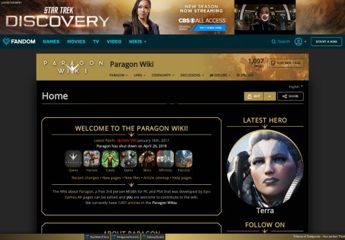 
                            13. Paragon Wiki | FANDOM powered by Wikia