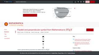
                            4. Parallel and perpendicular symbol from Mathematica to $\LaTeX ...