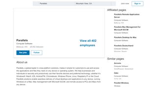
                            10. Parallels | LinkedIn