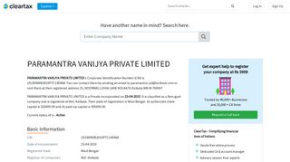 
                            12. PARAMANTRA VANIJYA PRIVATE LIMITED - ClearTax