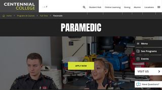 
                            4. Paramedic - Centennial College