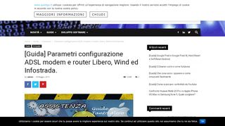 
                            10. Parametri di configurazione Infostrada modem e router Wind - QuickGo