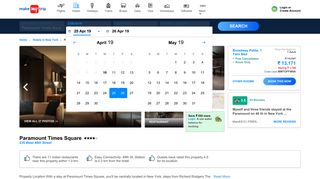 
                            9. Paramount Times Square, New York @INR 2068 OFF - MakeMyTrip