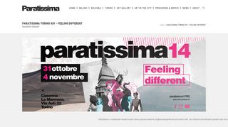 
                            7. Paratissima 14 - Feeling Different - Torino