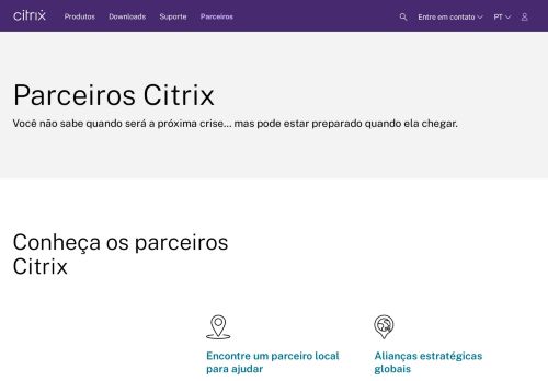 
                            2. Parceiros Citrix - Saiba mais sobre os parceiros da Citrix - Citrix