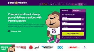 
                            4. Parcel Monkey: Book Cheap Parcel Delivery and Courier Services