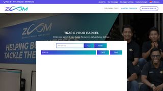 
                            12. Parcel Tracker | Zoom Delivery Services