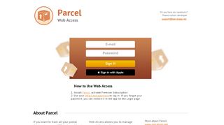 
                            5. Parcel - Web Access