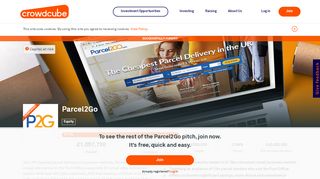 
                            13. Parcel2Go is raising £500,000 investment on Crowdcube. ...