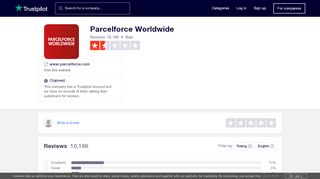 
                            10. Parcelforce Worldwide Reviews | Read Customer Service Reviews of ...