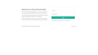 
                            1. ParcelTrack | Login