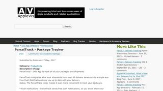 
                            9. ParcelTrack - Package Tracker | AppleVis