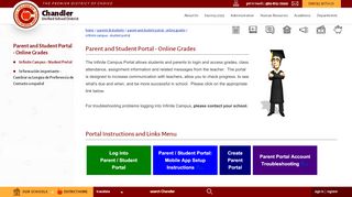 
                            10. Parent and Student Portal - Online Grades / Infinite Campus - Student ...