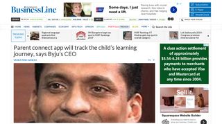 
                            5. Parent connect app will track the child's learning journey, says Byju's ...