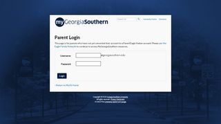 
                            13. Parent Login | MyGeorgiaSouthern