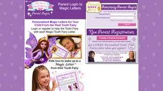
                            2. Parent Login to Magic Letters - The Real Tooth Fairies