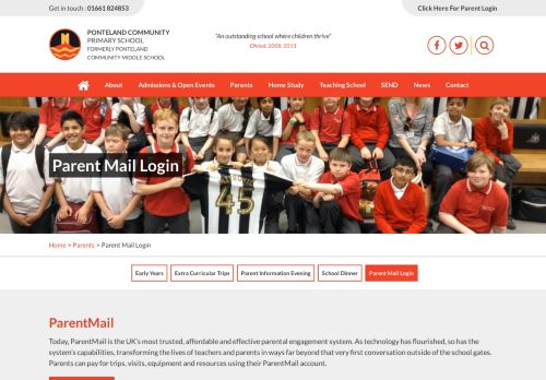 
                            10. Parent Mail Login – Ponteland