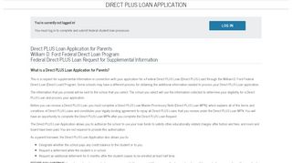 
                            1. Parent PLUS Loan Application | StudentLoans.gov