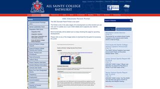 
                            6. Parent Portal - All Saints' College Bathurst