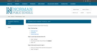 
                            7. Parent Portal App / Home - Norman Public Schools