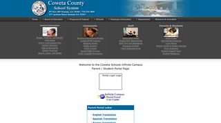 
                            12. Parent Portal - Coweta County Schools