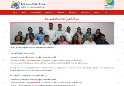 
                            1. Parent Portal Guidelines - Red Roses Public School Saket