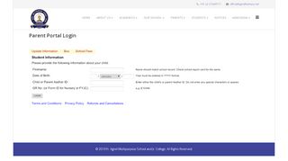 
                            4. Parent Portal Login - Fr. Agnel
