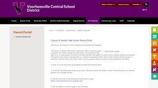 
                            12. Parent Portal / Parent Portal Info - Voorheesville Central ...