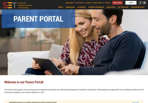 
                            9. Parent Portal « School for Entrepreneurship & Technology - SET High