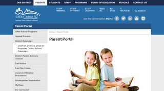 
                            1. Parent Portal - SD42