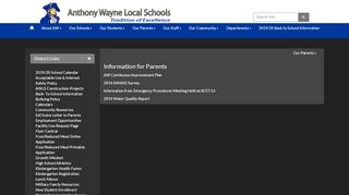 
                            7. Parent Resources - Anthony Wayne Local Schools