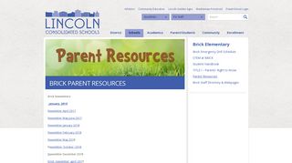 
                            5. Parent Resources - Brick Elementary - Schools - Home