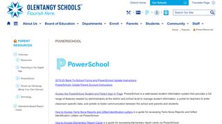 
                            12. Parent Resources / PowerSchool - Olentangy Local School District