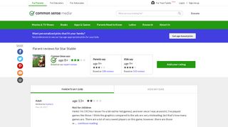 
                            8. Parent reviews for Star Stable | Common Sense Media