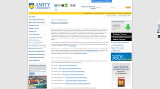 
                            4. Parent Section : Amity Ranked Best in india - No. 1 Private University