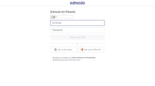 
                            10. Parent Sign Up | Edmodo