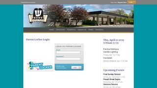 
                            8. ParentLocker Login - ASHAR