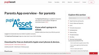 
                            3. Parents App overview - Pupil Asset - Tracking and MIS systems for ...