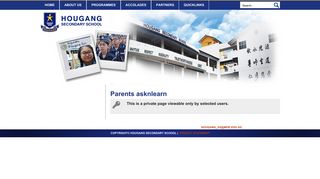 
                            8. Parents asknlearn - Hougang Secondary School