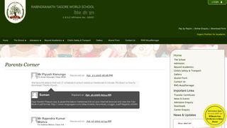 
                            5. Parents Corner - Rabindranath Tagore World School, DLF Phase III ...